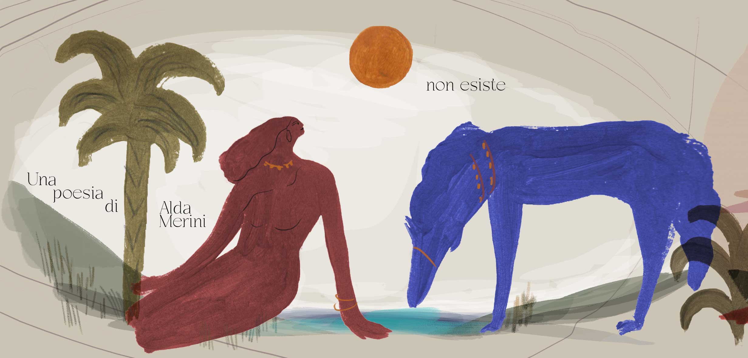 Alda Merini leporello — panel 1